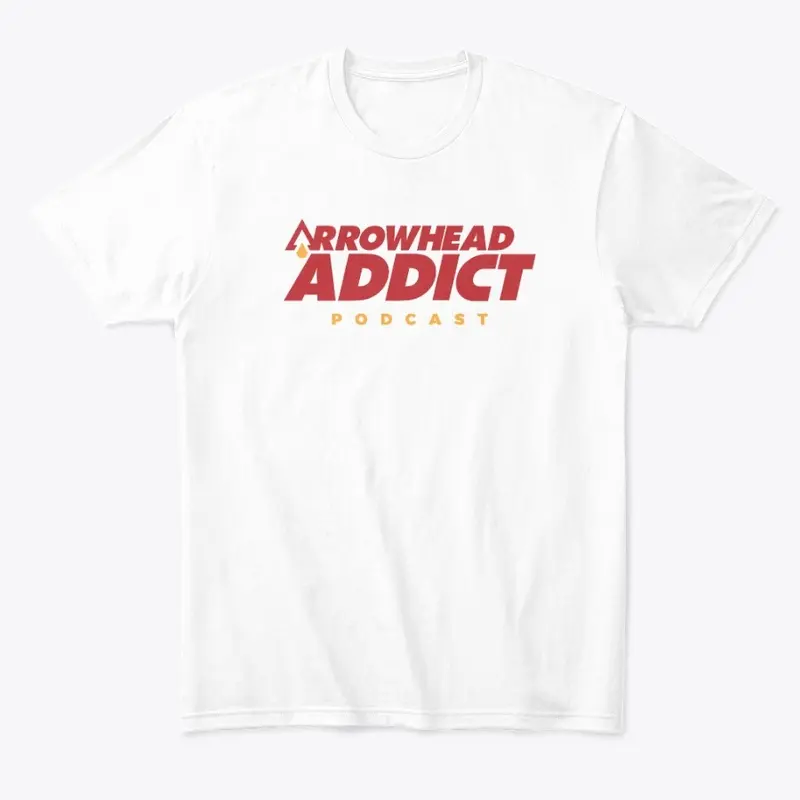 Arrowhead Addict Podcast White/Black 