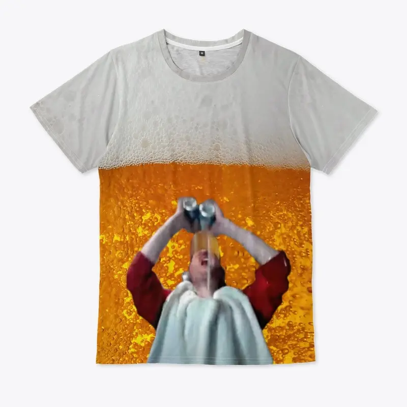 Patrick Allen's Beer Chug all-over shirt