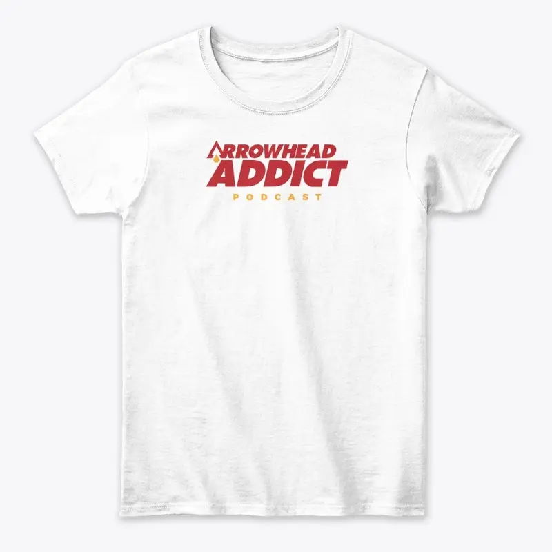 Arrowhead Addict Podcast White/Black 